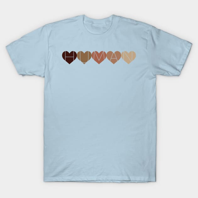 Human Heart T-Shirt by centeringmychi